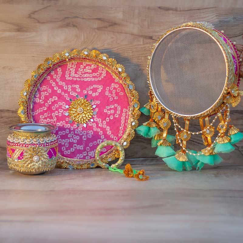 Karwa chauth store pooja thali online