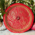 Radiant Red Karwa Chauth Thali Set