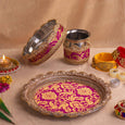 Bridal Glamorous Karwa Chauth Thali Set