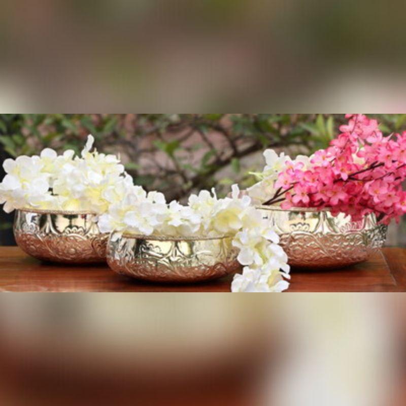 Decorative Silver Plated Urli