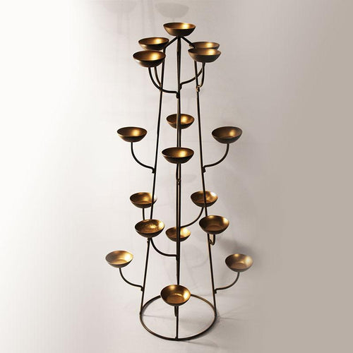 Stylish Handcrafted Branched Diya T-Light Stand