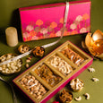 Dry Fruit Pink Gifting Box | Diwali, Ganesh Chaturthi, Weddings, Karwa Chauth