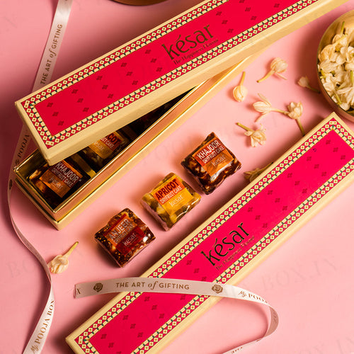 Assorted Sugarfree Dry Fruit Cake 6PC Sweet Box