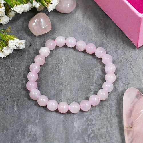 Rose Quartz Crystal Healing Bracelet⎮Love Stone