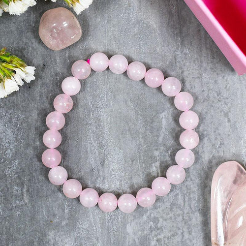 Rose Quartz Crystal Healing Bracelet⎮Love Stone