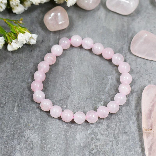 Rose Quartz Crystal Healing Bracelet⎮Love Stone