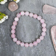 Rose Quartz Crystal Healing Bracelet⎮Love Stone