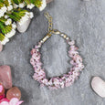 Rose Quartz Crystal Healing Bracelet For Self Esteem & Self Love