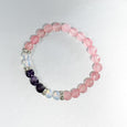 Opalite, Amethyst & Rose Quartz Bracelet