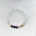 Opalite, Amethyst & Rose Quartz Bracelet