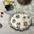 Silver Finished Pooja Thali Set