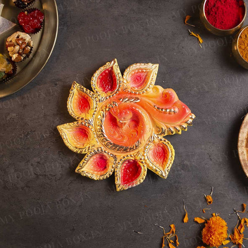 7.5" Eco Friendly Vivid 7 Jyoti Diya