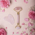 Rose Quartz Roller & Gua Sha Facial Combo