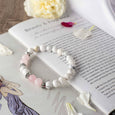 Rose & Howlite Bracelet⎮Stone for Love, Peace & Relationship