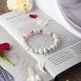 Rose & Howlite Bracelet⎮Stone for Love, Peace & Relationship