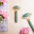 Green Aventurine Mini Facial Massage Beauty Roller