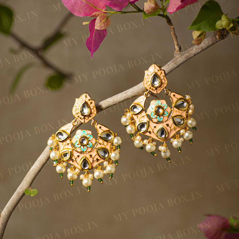 Classic Meenakari Danglers
