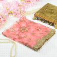 Beautiful Peach Chowki Cover