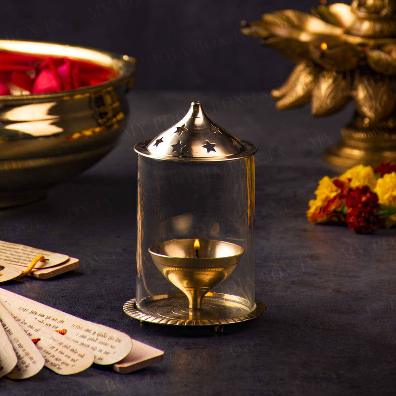 Brass Akhand Joti Diya
