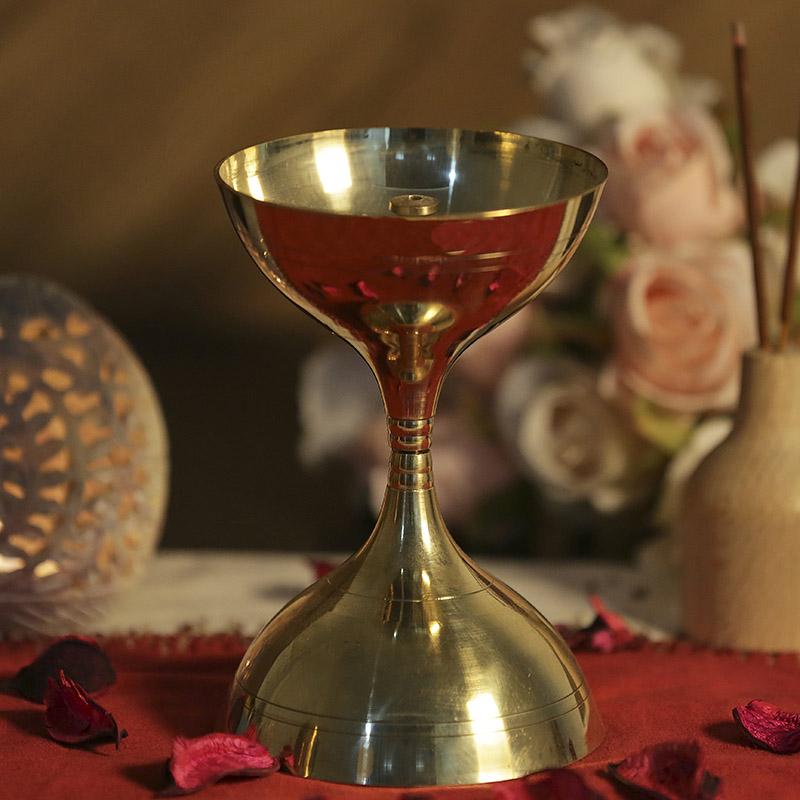 Sacred Brass Diya