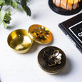 Brass Zahra Nut Case ( Set Of 2 ) Home Decor