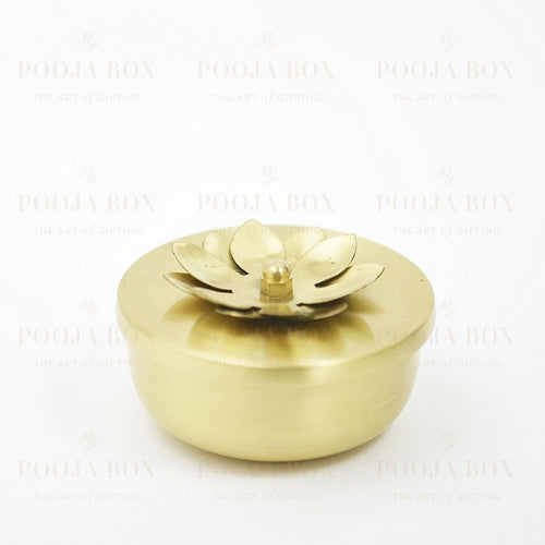 Brass Zahra Nut Case ( Set Of 2 ) Home Decor