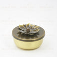 Brass Zahra Nut Case ( Set Of 2 ) Home Decor
