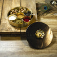 Elite Handcrafted Brass Pooja Lotus Samagridaan Items