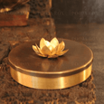 Elite Handcrafted Brass Pooja Lotus Samagridaan Items