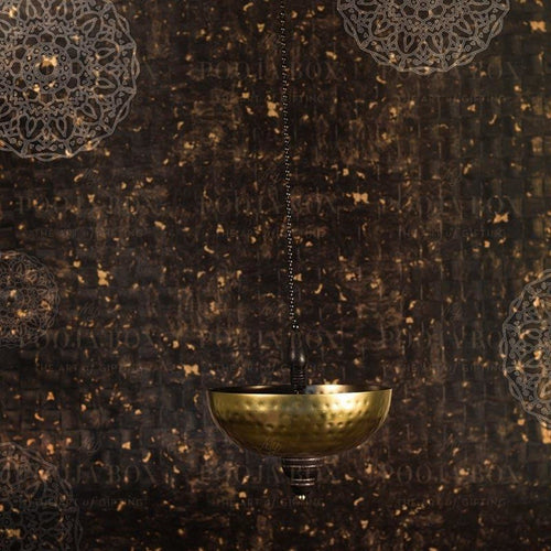 Handcrafted Antique Brass Finish Hanging Urli Limited Edition