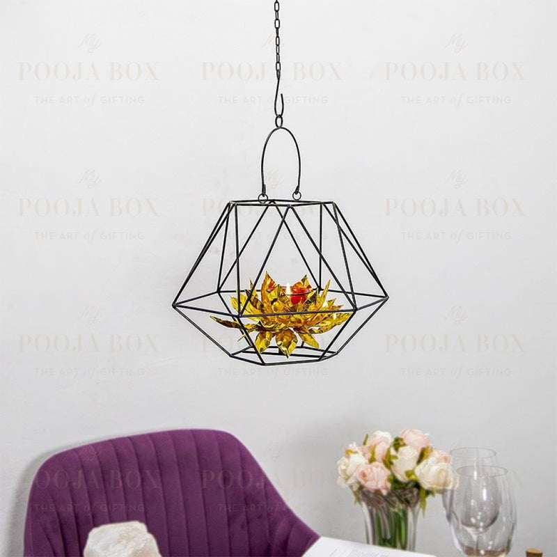 Hexagonal Lotus Tlight Holder