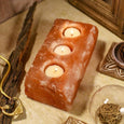 Himalayan Pink Salt Brick T-Light Glow Lamp Salt Lamp