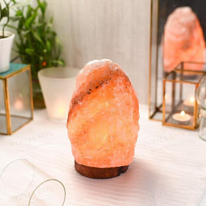 Himalayan Pink Salt Naturally Carved Glow Lamp