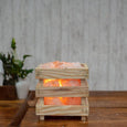 Himalayan Rock Salt Lamp Basket Salt Lamp