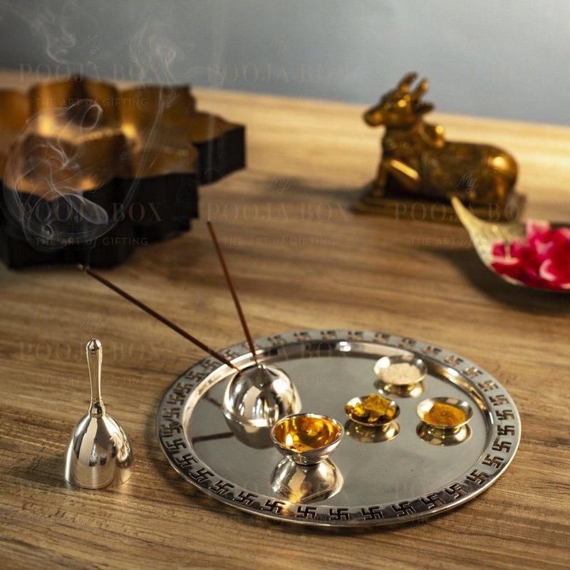 Pooja Thali (Set Of 7)