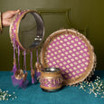 Regal Lilac Karwa Chauth Thali Set