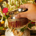 Purple Tassles Karwa Chauth Thali Set
