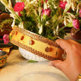 Yellow Gold Coins Karwa Chauth Thali Set