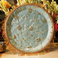 Blue Tassle Karwa Chauth Thali Set