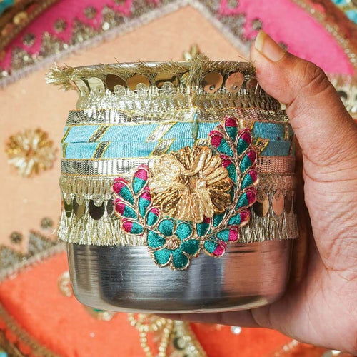 Anokhi Colorful Karwa Chauth Thali Set