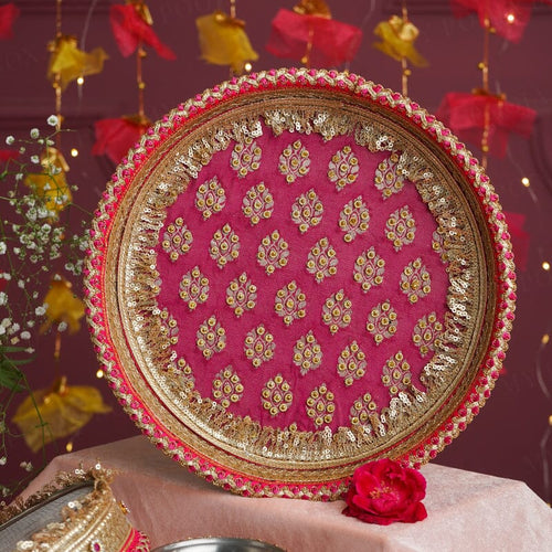 Banarasi Bliss KarwaChauth Thali Set