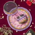 Lavish Lavender Karwa Chauth Thali Set