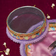 Lavish Lavender Karwa Chauth Thali Set