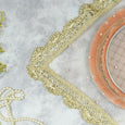 Rose Pink Beaded Thali Cover