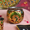 Beautiful Meenakari Karwa Chauth Thali Set