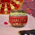 Royal Red Karwa Chauth Thali Set