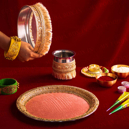 Rosie Karwa Chauth Traditional Thali Set