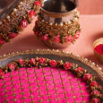 Camellia Fleur Karwa Chauth Thali Set