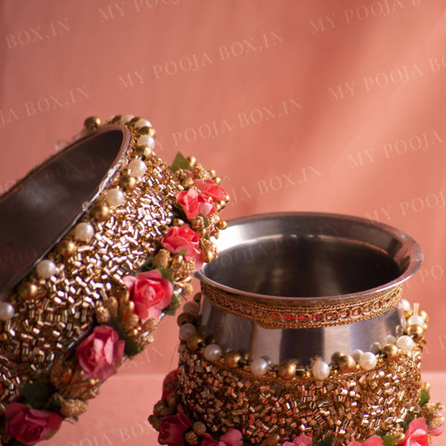 Camellia Fleur Karwa Chauth Thali Set