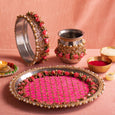 Camellia Fleur Karwa Chauth Thali Set